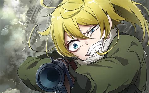 Online Crop Hd Wallpaper Anime Youjo Senki Tanya Degurechaff