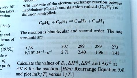 SOLVED Redcto Of The Electron Exchange Reaction Between Every 10 9 36