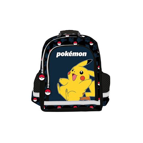 Pokemon Mochila Pikachu Pokeball Backpack