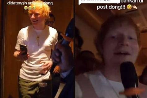 Heboh Ed Sheeran Blusukan Ke Tempat Karaoke Di Jakarta Ikut Nyanyi