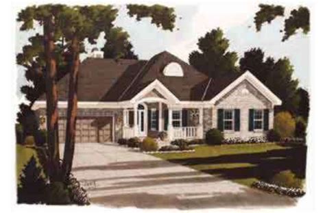 European Style House Plan 3 Beds 2 Baths 1980 Sqft Plan 46 204