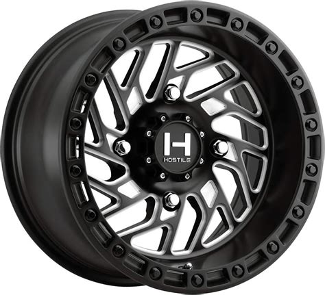 Amazon Hostile H Jigsaw Utv X X Mm Black Milled Wheel