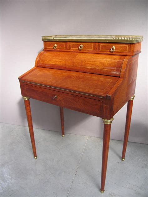 Proantic Bureau Cylindre Style Louis Xvi