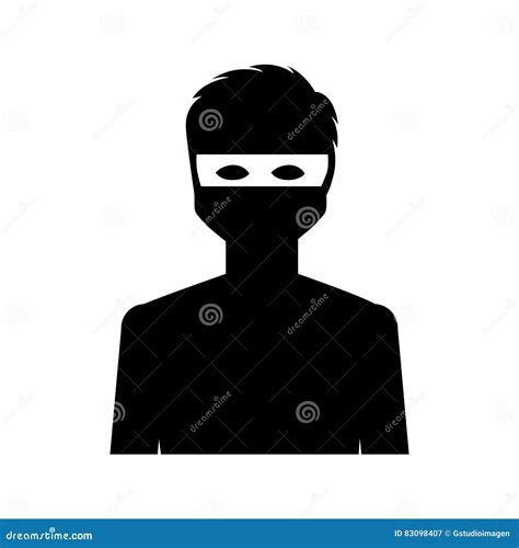 Thief Avatar Character Icon Stock Illustration Illustration Of Face