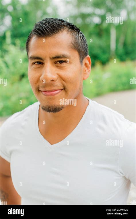 Portrait Of Smiling Man Stock Photo Alamy