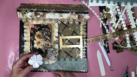 Anna Griffin Scrapbooking Create Event Crop At Home Leftover Layout