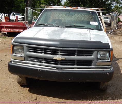 1992 Chevrolet Cheyenne 3500 Flatbed Dump Truck In Topeka Ks Item