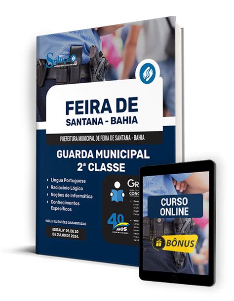 Apostila Prefeitura De Feira De Santana BA 2024 Guarda Municipal