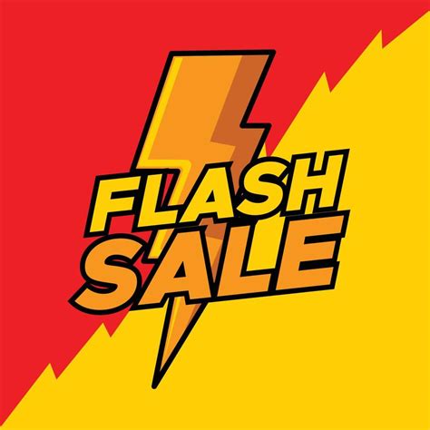 Flash Sale Sign Vector Design 11045893 Vector Art At Vecteezy