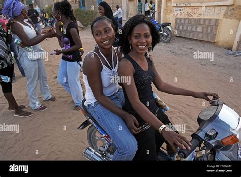 Modern Timbuktu students in front of Timbuktu's Lycée wearing trendy ...