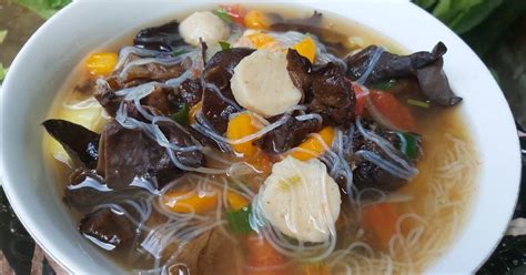 Resep Sop Jamur Bakso Oleh Neng Geulis Sofyan Cookpad