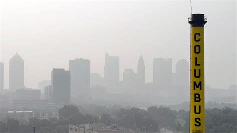 Canadian wildfire smoke to impact air quality in Columbus, Ohio