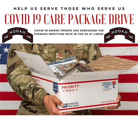 Covid 19 Care Package Drive Update Hooah Inc