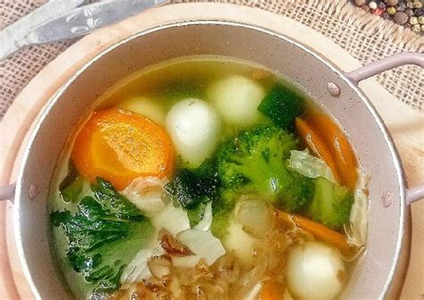 Resep Sup Kembang Tahu Oleh Via Vie Dapur Bunda Cookpad