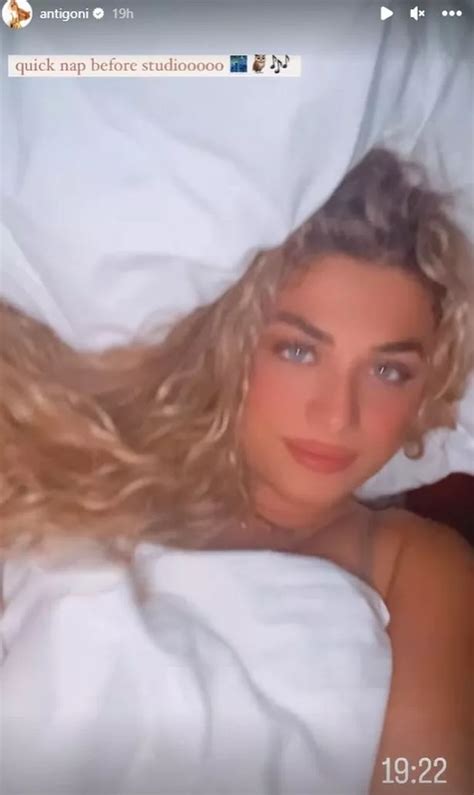 Love Islands Antigoni Parades Washboard Figure In Skimpy Bikini On