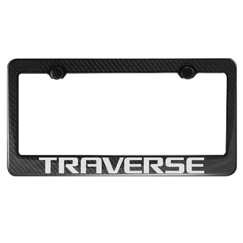 Chevy Traverse Carbon Fiber License Plate Frame Fit Front Etsy