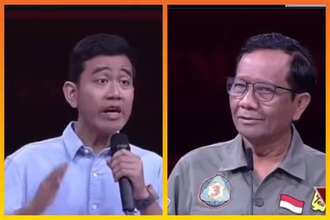 Gibran Rakabuming Minta Maaf Kepada Mahfud MD Dalam Debat Keempat