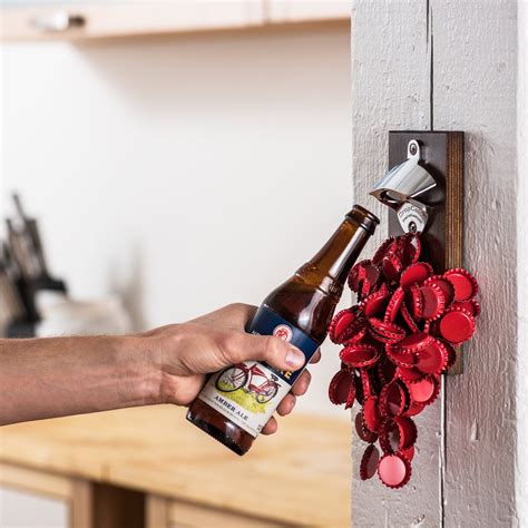 Wall Mount Magnetic Bottle Opener By Dropcatch On Etsy