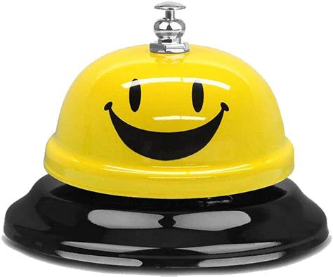 Call Bell Smiley Face Desk Service Bell Ding Bell For Restaurant Hotel