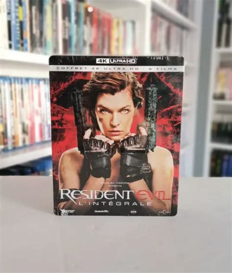 Blu Ray K Uhd Resident Evil L Integrale Coffret Steelbook Films