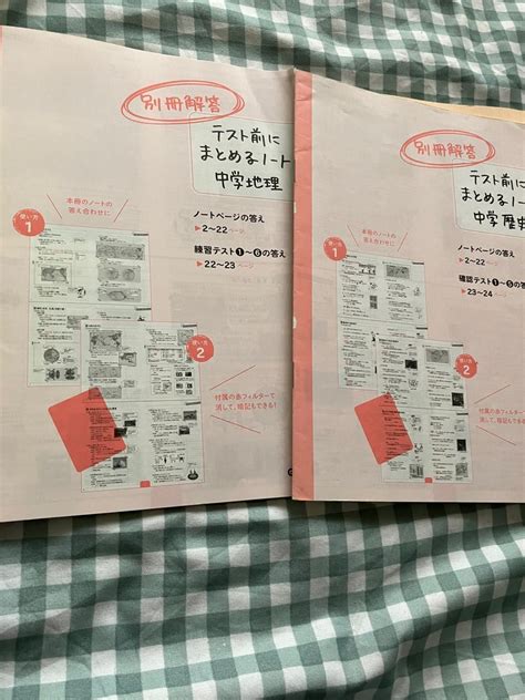 テスト前にまとめるノート 中学地理 中学歴史 中古｜paypayフリマ