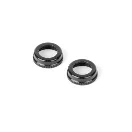 K Xray Ulp Alu Shock Cap Nut With Vent Hole Black Monacorc