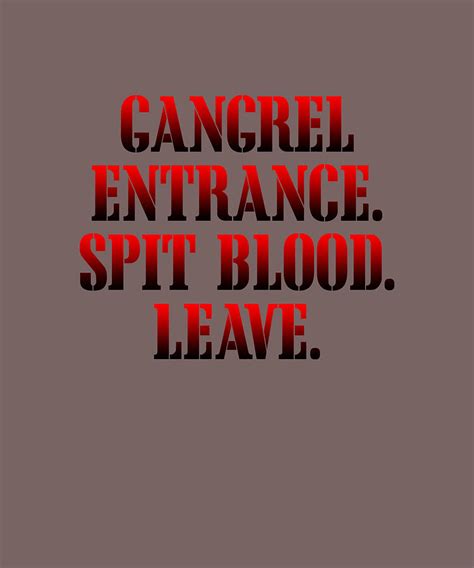 Gangrel entrance Spit blood Leave vintage Painting by Evans Morgan - Fine Art America