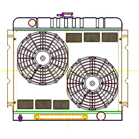 Griffin ExactFit ComboUnit Radiator Details For PartNumber CU 70154