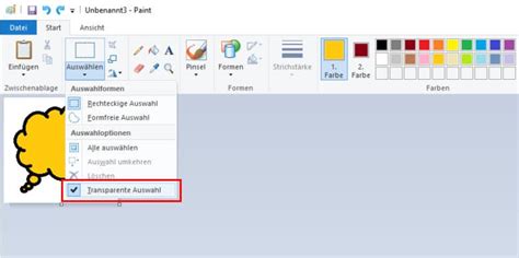 Bilddateien In Microsoft Paint Transparent Gestalten