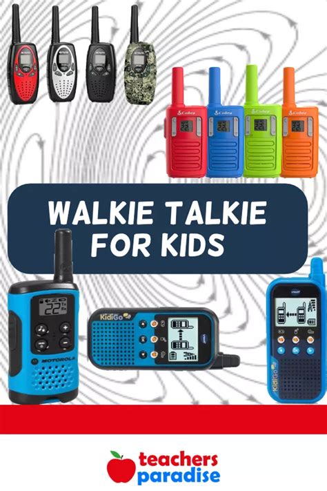 Best Walkie Talkie for Kids - TeachersParadise