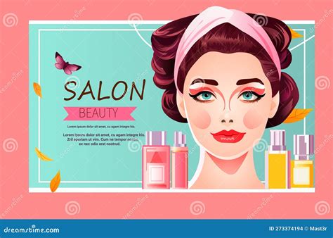 Beauty Woman With Perfect Makeup Beautiful Professional Make Up Salon