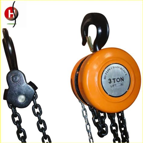 Hsz Round Type Manual Chain Hoist Ton M Chain Pulley Block Chain