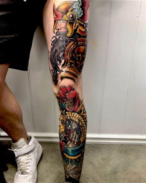 Top 85 Best Leg Sleeve Tattoo Ideas [2021 Inspiration Guide]