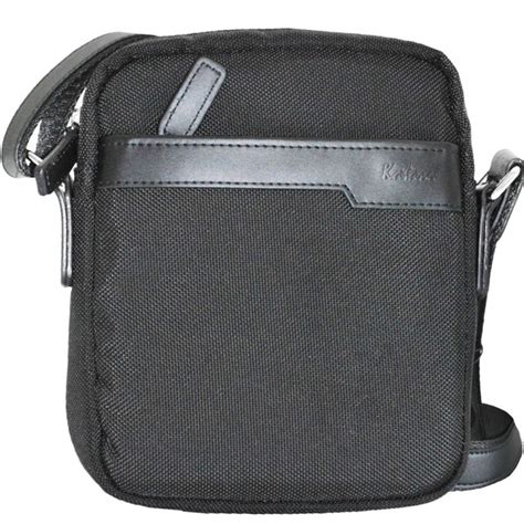 Sacoche Homme Nylon Cuir Katana Noir Planetebag