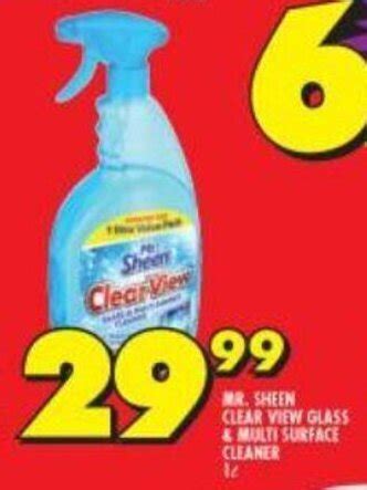 Mr Sheen Clear View Glass Multi Surface Cleaner 1L Offer At Shoprite