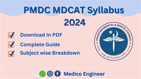 Mdcat Syllabus By Pmdc Lorne Rebecka