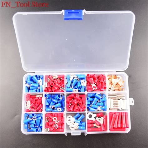 300Pcs Lot Insulated Electrical Wire Terminals Crimp Assorted Butt