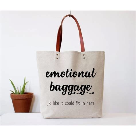 Emotional Baggage Tote Bag – Fun Club