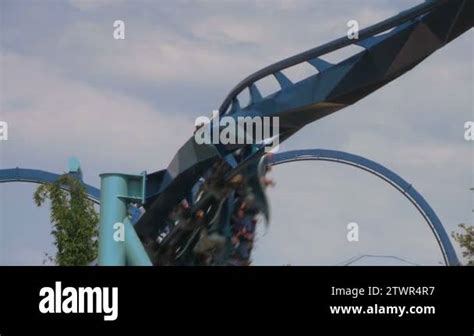 Manta' the Flying Steel Roller Coaster at Seaworld Adventure Park in ...