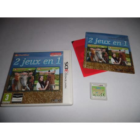 Jeu 3DS 2 Jeux En 1 Mon Haras 3D Tous En Selle Galop Vers L Aventure