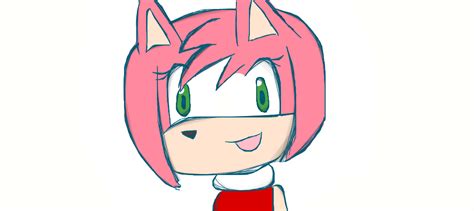 My Amy Rose Drawing By Spicywolf100 On Deviantart