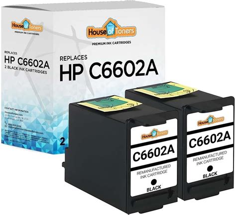 Houseoftoners Remanufactured For Hp C6602a Ink Cartridges