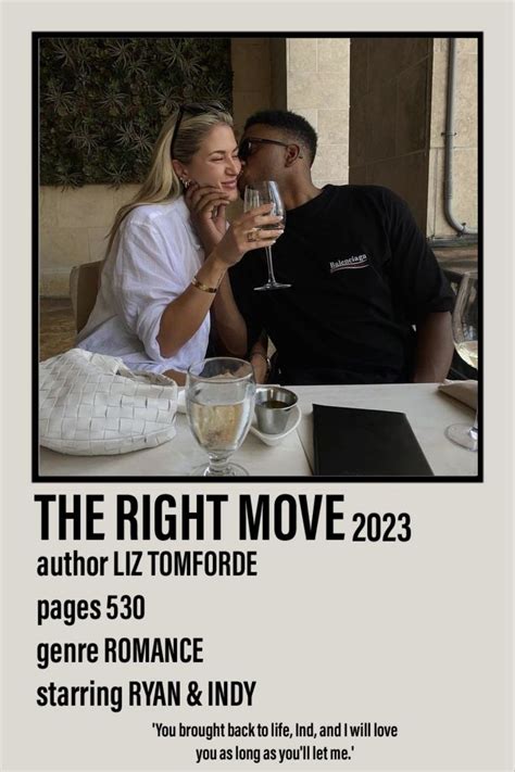 The Right Move Polaroid Poster Book Posters Romantic Books Top