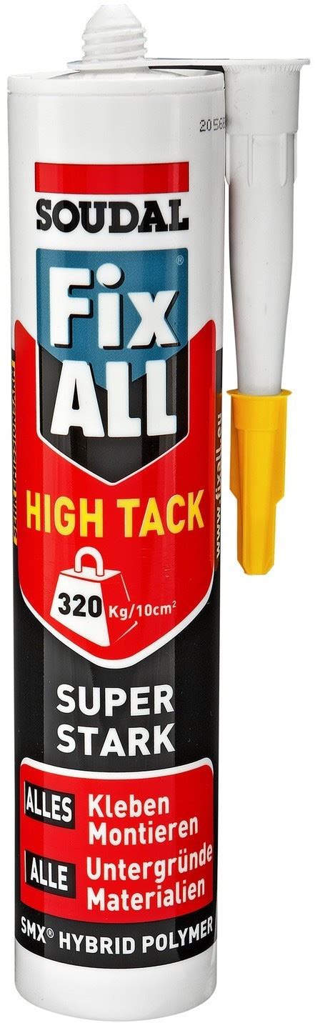 Soudal Fix All High Tack 290ml Weiß Ab 790 € Preisvergleich Bei Idealode