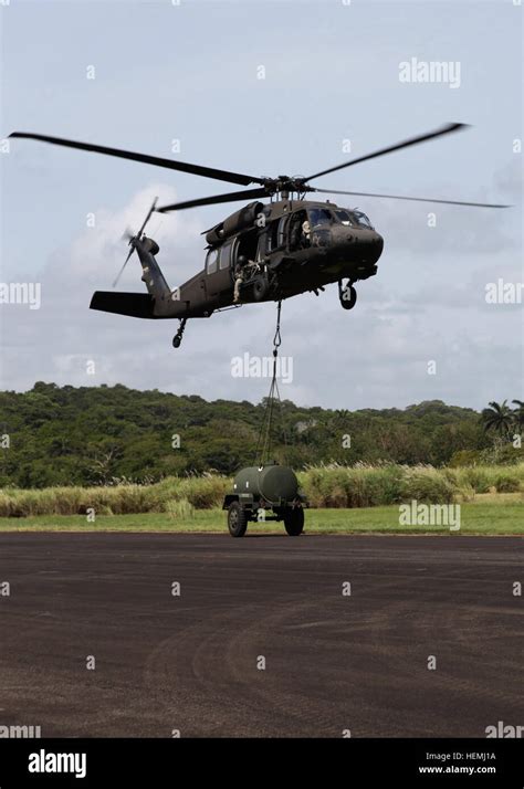 A U.S. Army UH-60 L Blackhawk Helicopter assigned to Alpha Company, 2 ...