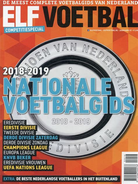 ELFVOETBAL NATIONALE VOETBALGIDS 2018 2019 NED 118 SPORTBOOKS4U