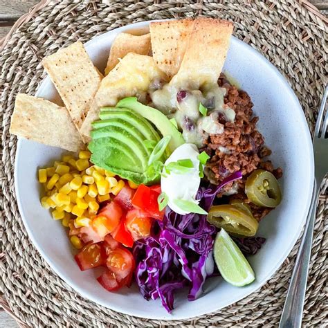 Taco Bowl Recipe Simple Home Edit