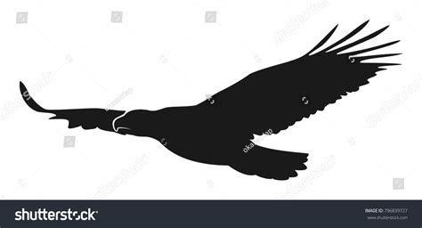 Eagle Illustration Symbol Eagle Silhouette Stock Vector Royalty Free