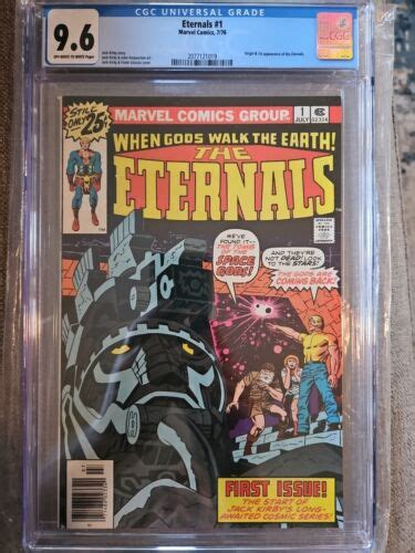 Eternals 1 CGC 9 6 Origin 1st Appearance Of The Eternals Marvel