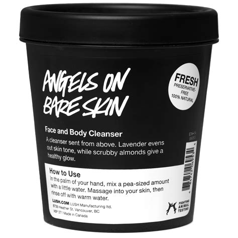 Angels On Bare Skin Cleansers Lush Cosmetics Skin Cleanser